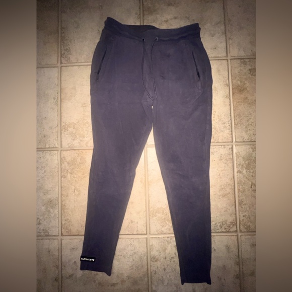Alphalete Gray Slim Fit Soft Cotton Sweatpants Joggers Medium - Picture 1 of 4
